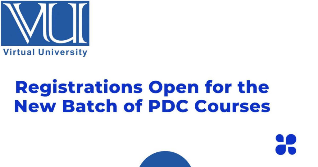 Registrations Open for the New Batch of PDC Courses